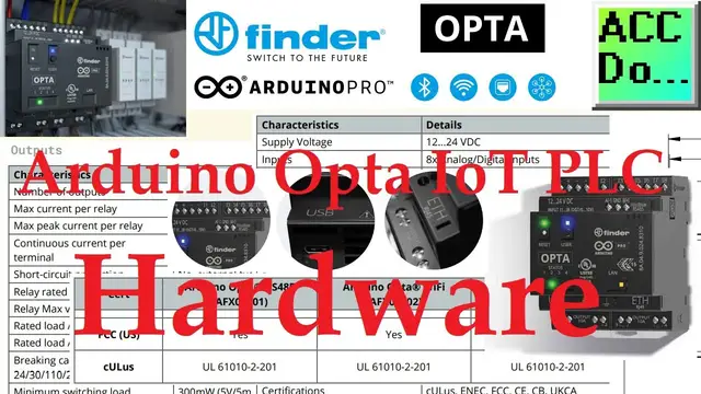 Video thumbnail for Unlocking the Potential of Industrial Automation with Arduino Opta IoT PLC Hardware!