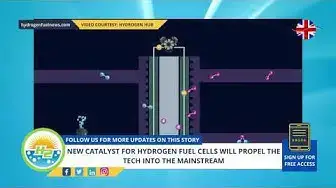 Video thumbnail for New catalyst for hydrogen fuel cells will propel the tech into the mainstream