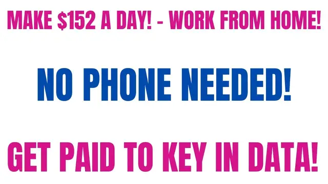 Video thumbnail for Make $152 A Day | Work From Home Job | No Phone Needed | Get Paid To Key In Data Hiring Now 2022