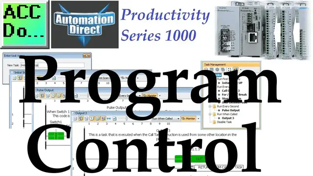 Video thumbnail for Productivity 1000 Series PLC Program Control