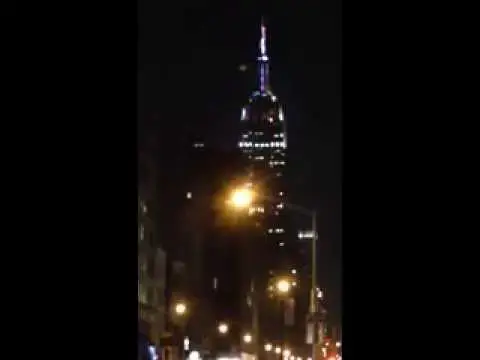 'Video thumbnail for Empire State Building Light Show'