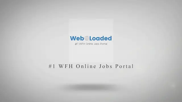 'Video thumbnail for #1 WFH Online Jobs Portal'