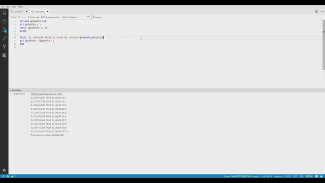 Video thumbnail for Ciclos de SQL como se usan