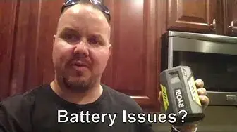 Video thumbnail for Ryobi 40 Volt Battery Issues and Run-In with HomeDepot