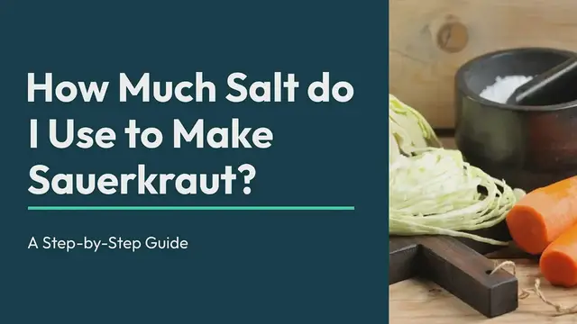 Video thumbnail for How Much Salt To Use To Make Sauerkraut