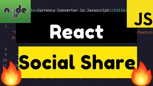 Video thumbnail for React.js react-social Component Library for Embedding Social Sharing Buttons Facebook+Twitter+Reddit