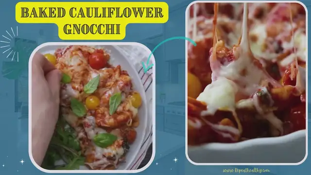 Video thumbnail for Baked Cauliflower Gnocchi