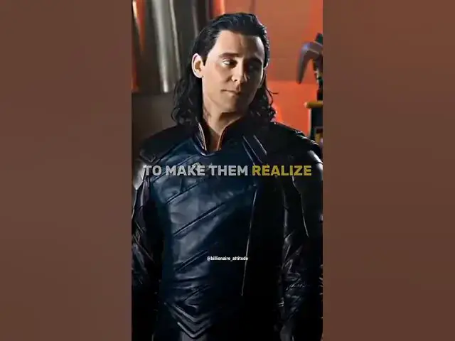 Video thumbnail for SHOW THEM YOUR BAD SIDE   ~ Loki   Attitude status   ~ motivation whatsApp status  1080p