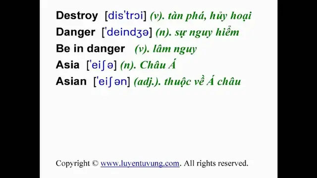 Video thumbnail for Learn English Vocabulary - Grade 6 - Unit 16 - Lesson 01