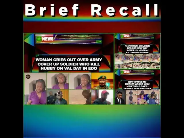 Video thumbnail for NewsBriefRecall @2pm 23-5