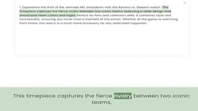 Video thumbnail for timepiece captures the fierce rivalry between two iconic teams, featuring a sleek design that showcases team colors and logos. Perfect for fans and collectors alike, it combines style and functionality, ensuring you never miss a moment of