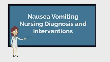 'Video thumbnail for Nursing Diagnosis for Vomiting'