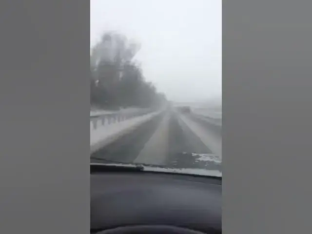 'Video thumbnail for Record Breaking Snowfall | Driving in Snow Storm UK 2018 at Motorway'