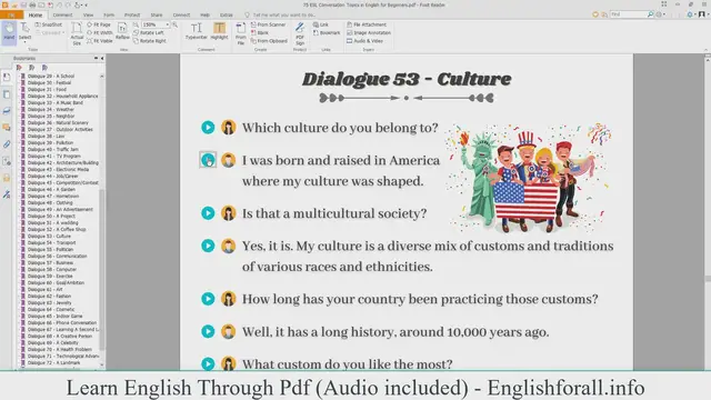 Video thumbnail for English Conversation About Culture