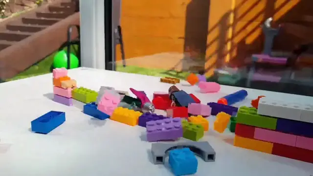 'Video thumbnail for Exploding LEGO Targets with NERF'