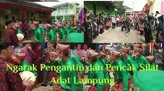 Video thumbnail for Ngarak Pengantin dan Pencak Silat Negeri Olok Gading, Bandar Lampung (Resepsi Agung dan Putri)