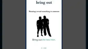 Video thumbnail for "Bring out" meaning | "bring out" in a sentence | Common English Idioms #shorts