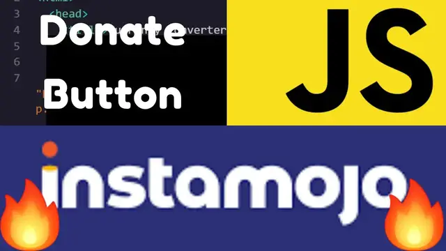 Video thumbnail for How to Embed Instamojo Donate Payment Button Using Javascript SDK | Instamojo API Payment Gateway