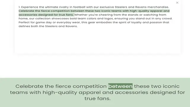 Video thumbnail for Celebrate the fierce competition between these two iconic teams with high-quality apparel and accessories designed for true fans. Whether you're cheering from the stands or watching from home, our collection showcases bold team colors and