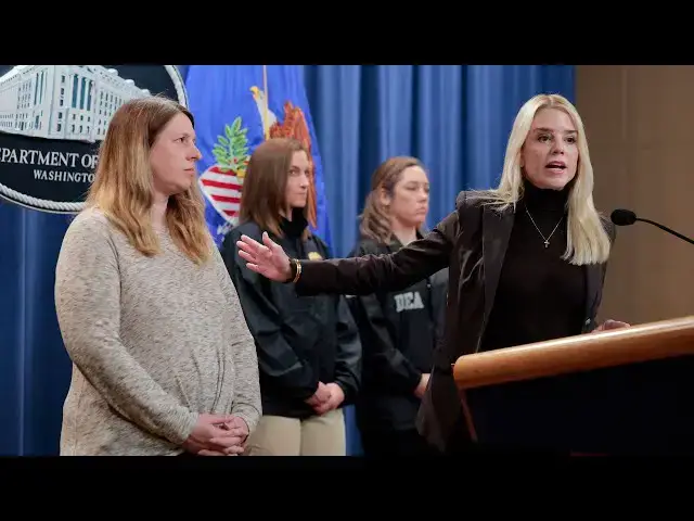 Video thumbnail for Pam Bondi Makes Stunning Announcement About Epstein Client List