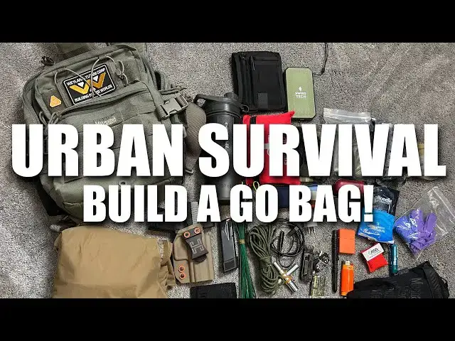 Video thumbnail for Build an Urban Survival Kit Go Bag!