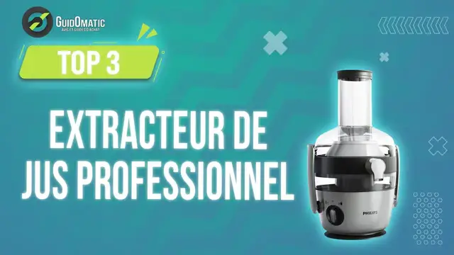 Video thumbnail for 💥 TOP 3 : EXTRACTEUR DE JUS PROFESSIONNEL (NOUVEAUTÉS) 2024 - Comparatif & Guide d'achat!