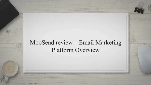Video thumbnail for MooSend review – Email Marketing Platform Overview