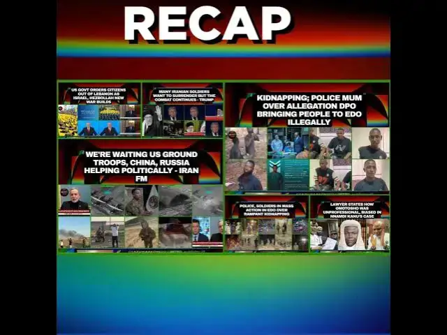 Video thumbnail for NewsRecap @9pm 6-3