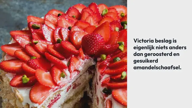 Video thumbnail for Victoria beslag – krokant amandelschaafsel