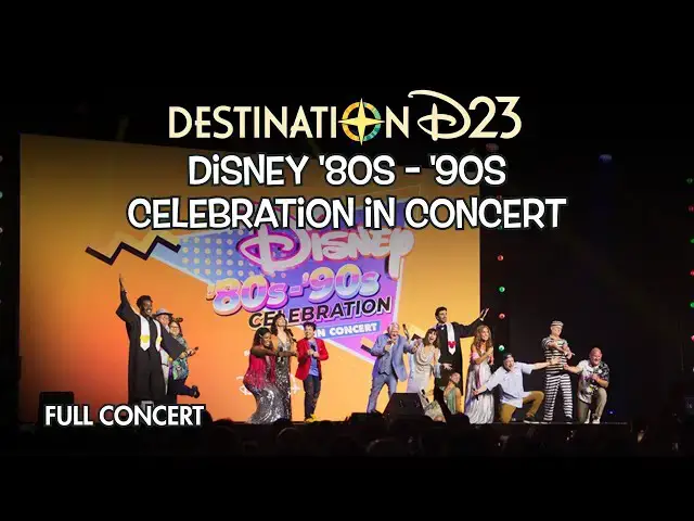 'Video thumbnail for FULL SHOW: Disney '80s - '90s Celebration in Concert | Destination D23 4K'