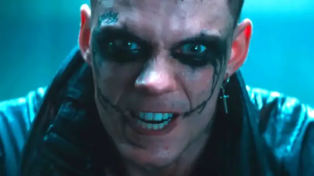 Video thumbnail for The One Thing Bill Skarsgard Regrets About His Look In The Crow