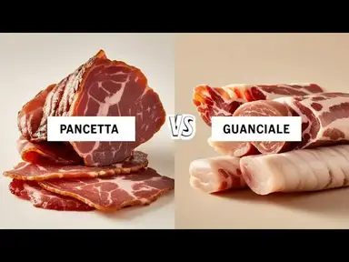 'Video thumbnail for Pancetta vs Guanciale: Unraveling the Flavor of Italian Cured Meats'