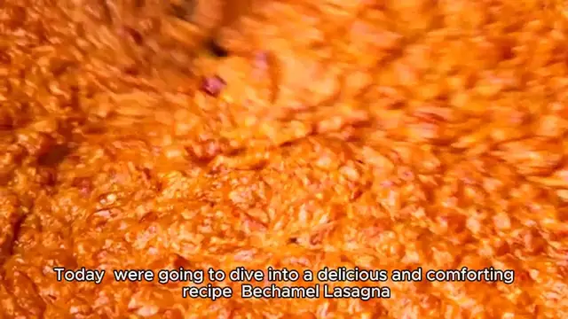 Video thumbnail for bechamel lasagna recipe