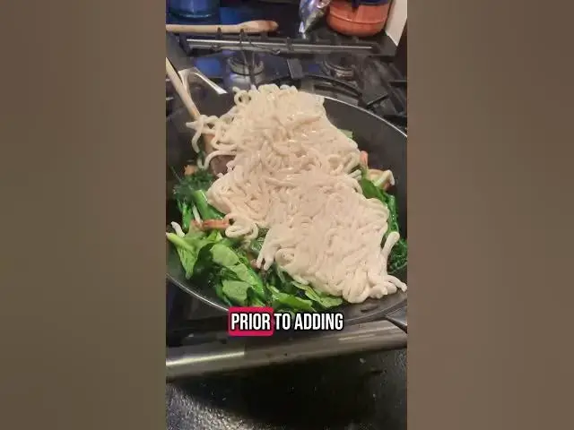 Video thumbnail for Slow cooked Chinese style pork loin with lo mein noodles