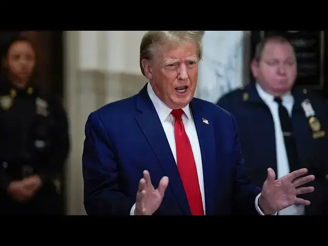 Video thumbnail for BREAKING: Trump Leaves Courthouse - Looks Into Camera And Drops Bombshell