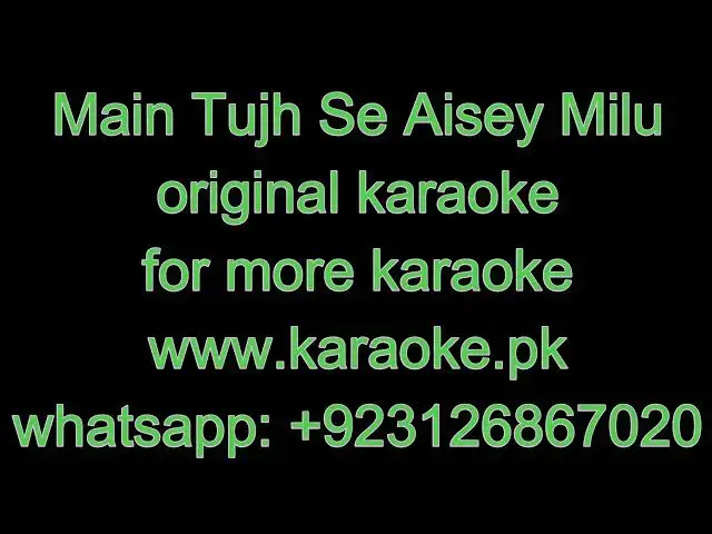 Video thumbnail for Main Tujh Se Aise Milu original Requested Karaoke