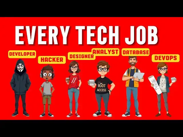 Video thumbnail for Every Tech Job Explained As FAST As Possible!