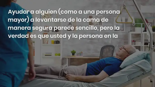 Video thumbnail for Cómo ayudar a una persona mayor a levantarse de la cama: