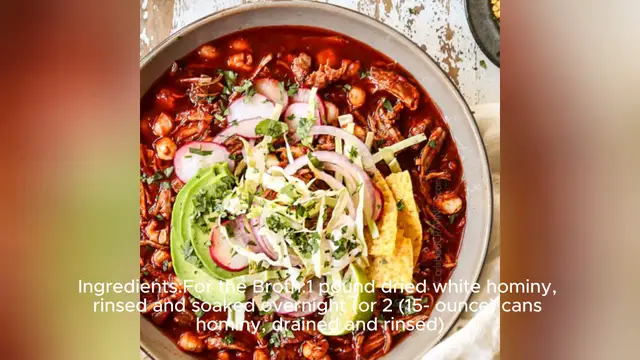 Video thumbnail for posole recipe