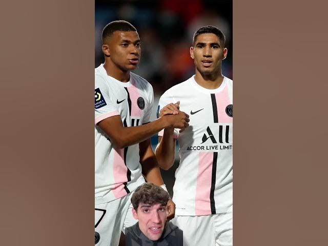 Video thumbnail for MBAPPÉ CON HAKIMI DURANTE LA DERROTA DEL MADRID