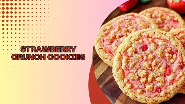 Video thumbnail for Strawberry Crunch Cookies