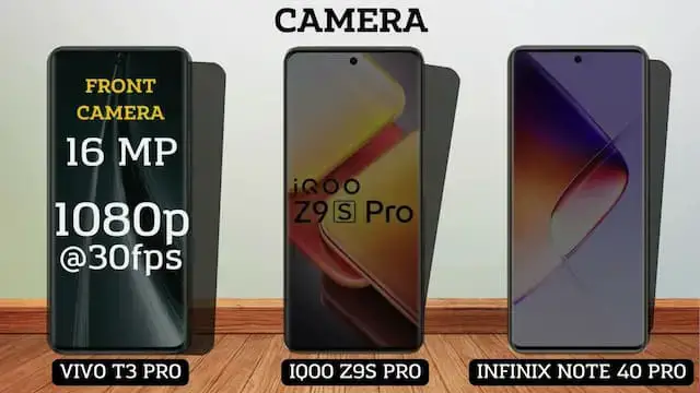 Video thumbnail for Vivo T3 Pro vs iQOO Z9s Pro vs Infinix Note 40 Pro