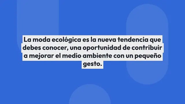 Video thumbnail for Prendas de ropa y accesorios ecológicos que están de moda