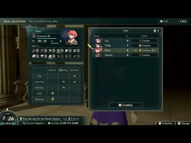 Video thumbnail for Fire Emblem: Fortune's Weave - Part 1 Cai's Path Chapter 3: Skip Ahead: Auto Activities Gameplay