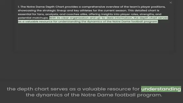 Video thumbnail for showcasing the strategic lineup and key athletes for the current season. This detailed chart is essential for fans, analysts, and coaches alike, offering insights into player roles, strengths, and potential matchups. With its clear organi