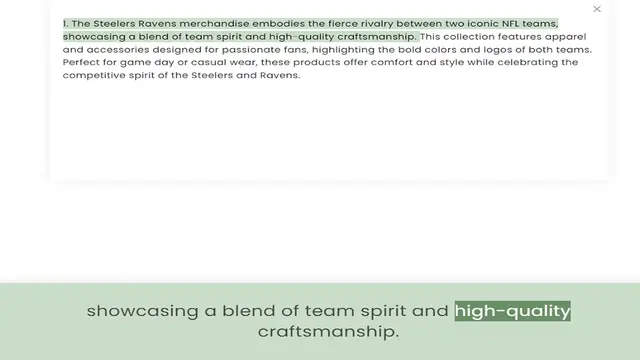 Video thumbnail for showcasing a blend of team spirit and high-quality craftsmanship. This collection features apparel and accessories designed for passionate fans, highlighting the bold colors and logos of both teams. Perfect for game day or casual wear, th