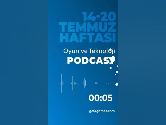 Video thumbnail for Oyun ve Teknoloji Haberleri. 14/20 Temmuz. #oyun #podcast