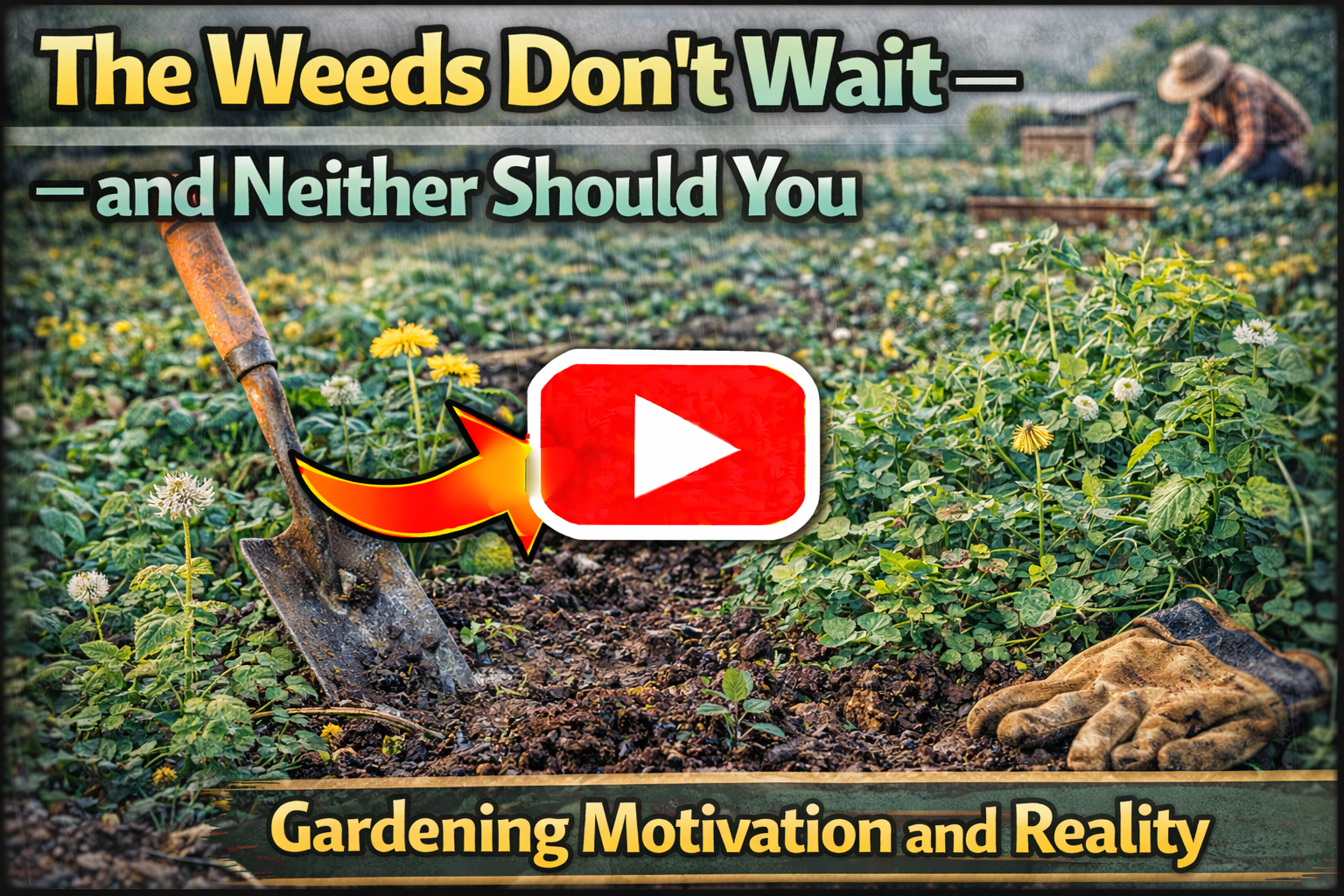 Video thumbnail for The Weeds Don’t Wait — and Neither Should You | Gardening Motivation and Reality