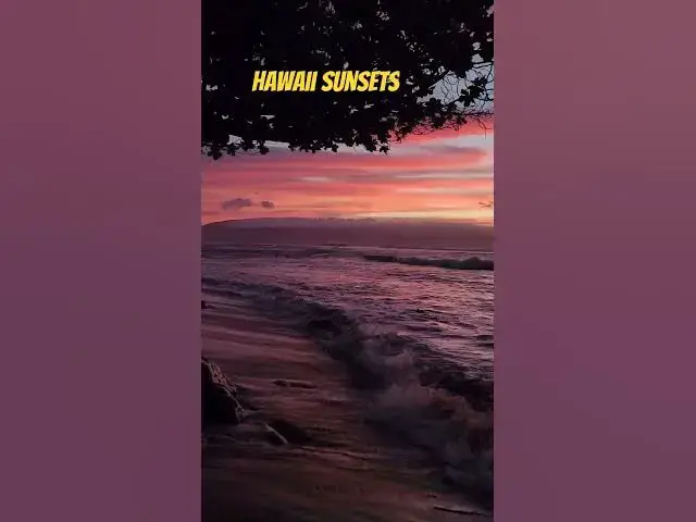 Video thumbnail for Kaanapali Beach Sunset ⛱️ #shorts