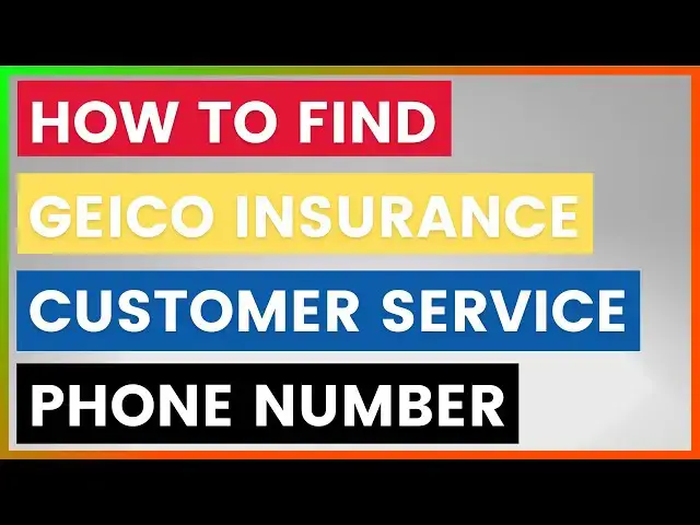 Video thumbnail for How To Find GEICO Insurance Customer Service Phone Numbers? [in 2025]